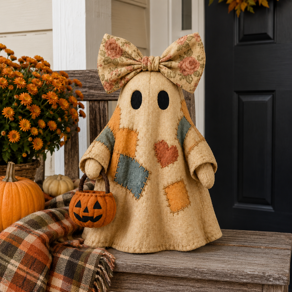 ⚡️Last Day 60% OFF-Lighted Vintage Patchwork Ghost