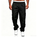Lightweight Elastic Waist Cargo Jogger Pants for Men